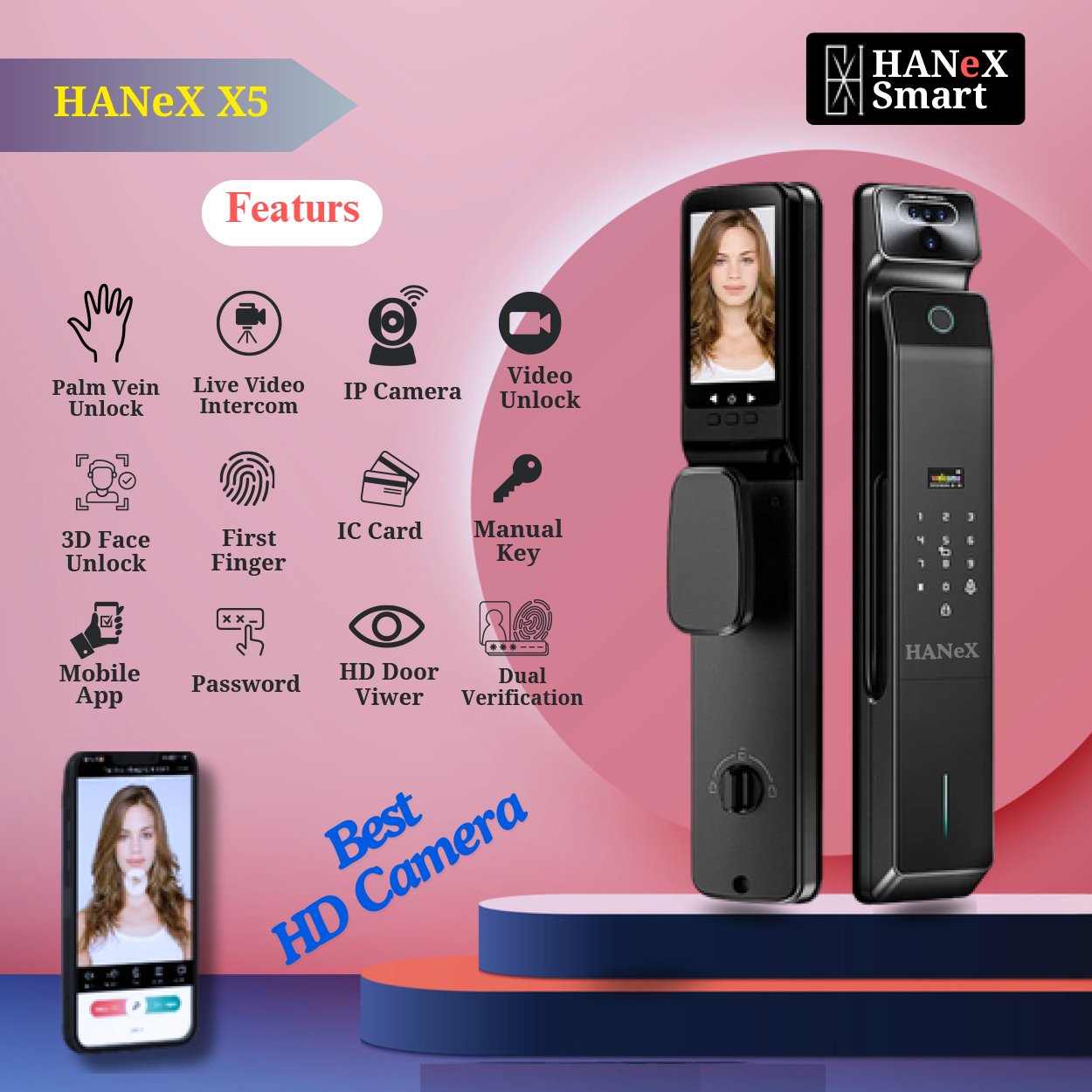 Smart Door Lock HANex X5