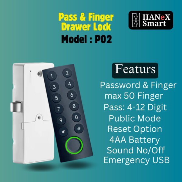 Smart Cabinet & Drawer Lock HANeX P02